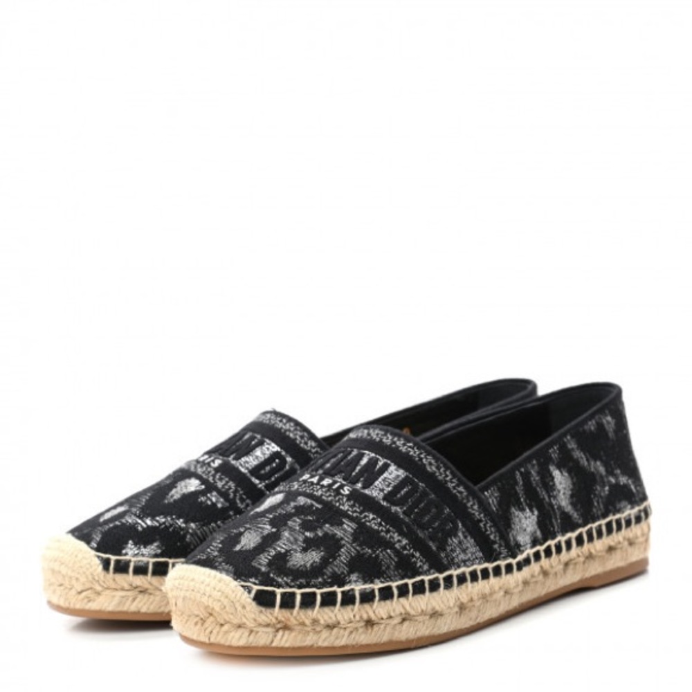 100% Authentic Lurex Embroidered Mizza Granville Espadrille 37.5